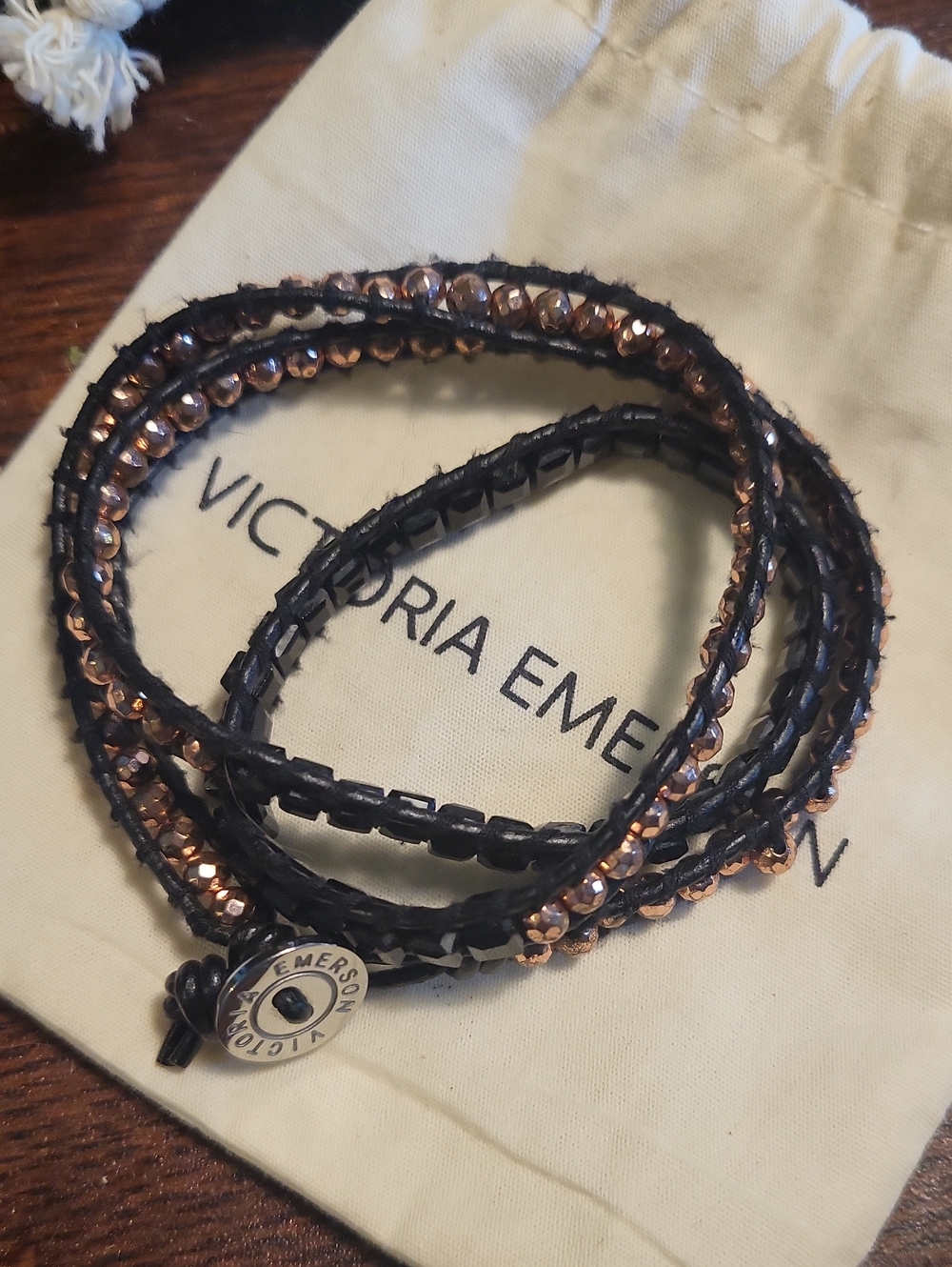 Copper wrap bracelet